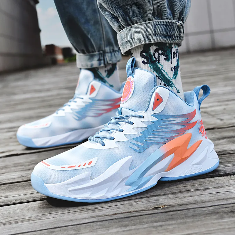 TONYBEAR Mid Top Basketball Shoes Unisex-14