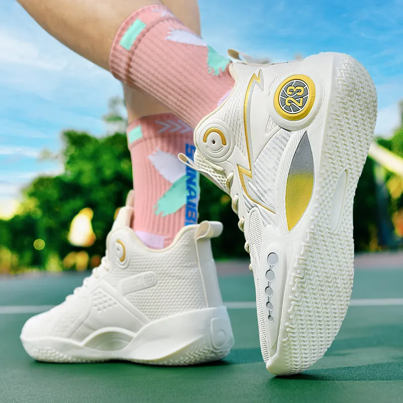 TONYBEAR Mid Top Basketball Shoes Unisex-5