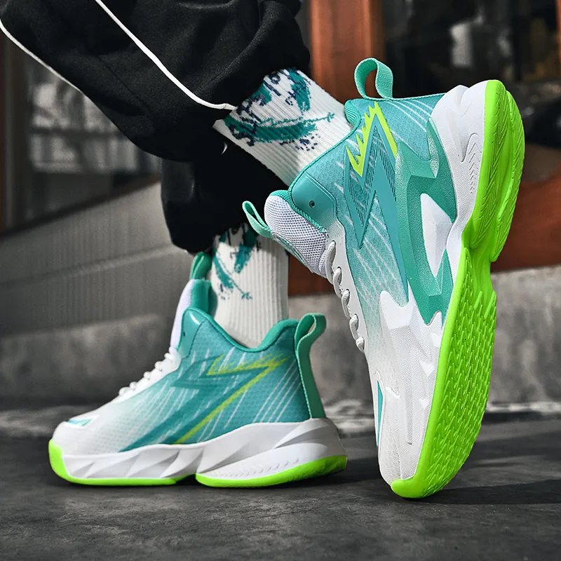 TONYBEAR Mid Top Basketball Shoes Unisex-8