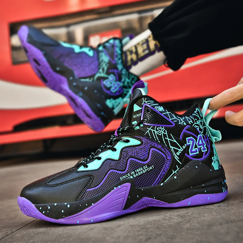TONYBEAR Mid Top Basketball Shoes Unisex-16