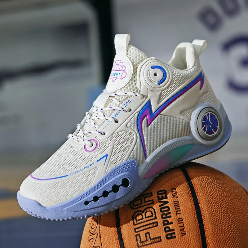 TONYBEAR Breathable Slip Resistant And Abrasion Resistant Basketball Shoes Unisex-1