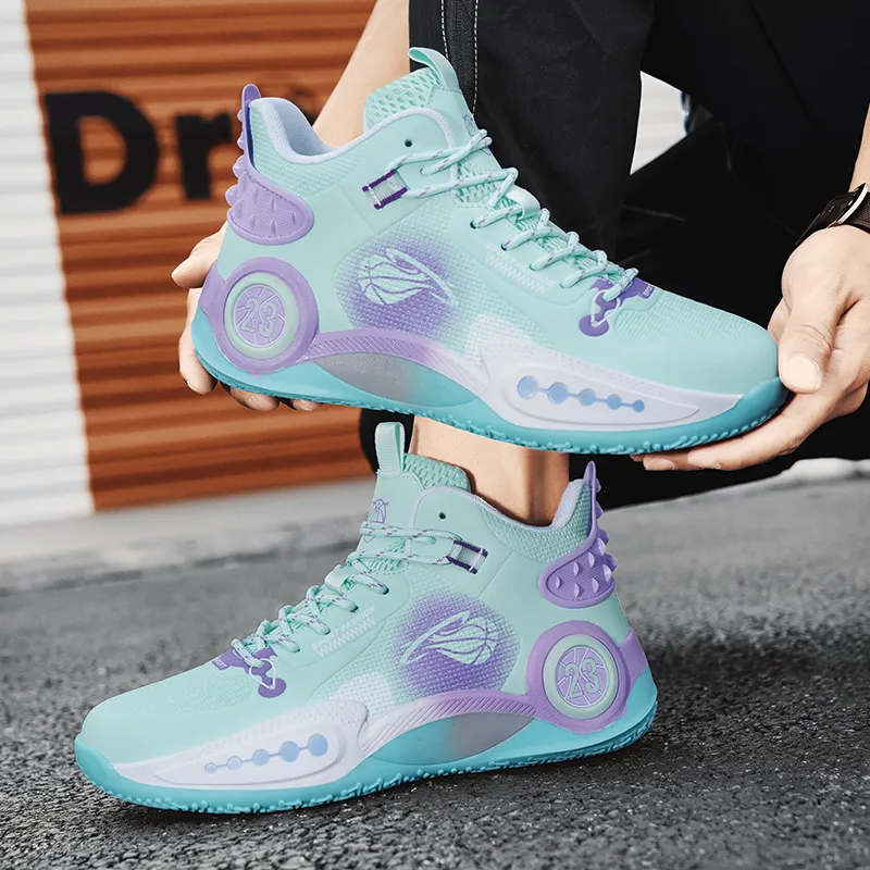 TONYBEAR Mid Top Basketball Shoes Unisex-7