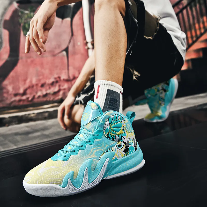 TONYBEAR Mid Top Basketball Shoes Unisex-24
