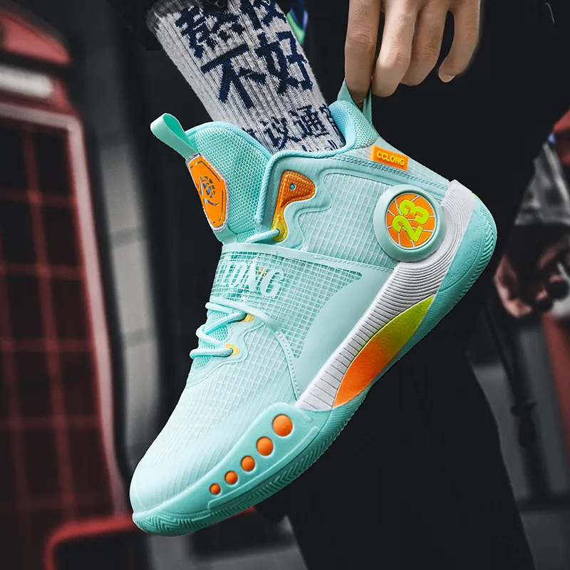 TONYBEAR Mid Top Basketball Shoes Unisex-4