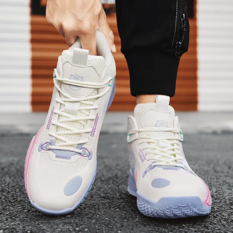 TONYBEAR Mid Top Basketball Shoes Unisex-1