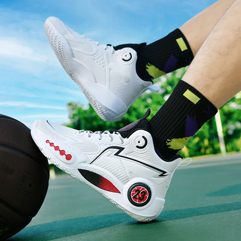 TONYBEAR Mid Top Basketball Shoes Unisex-10
