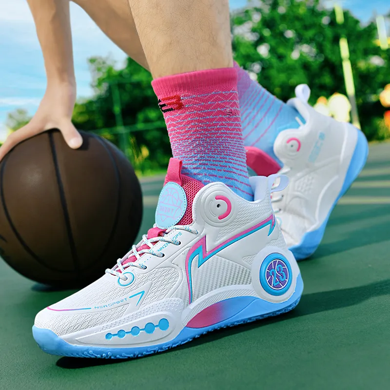 TONYBEAR Mid Top Basketball Shoes Unisex-15