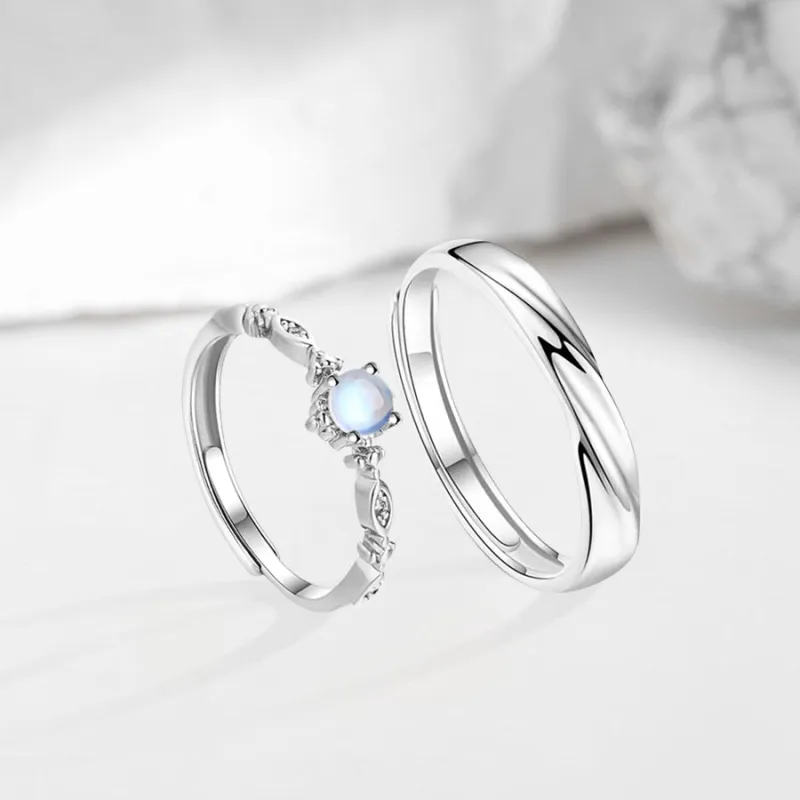 Master Kim Glass Cat Eye Adjustable Ring Unisex-3