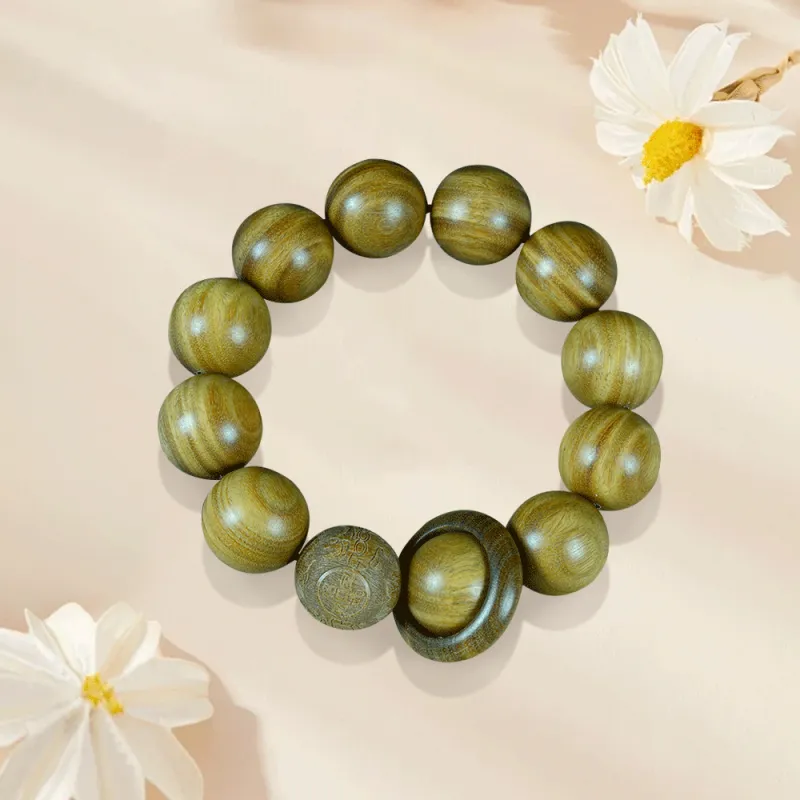Master Kim Sandalwood Wooden Bracelets Unisex-2