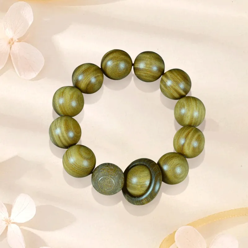 Master Kim Sandalwood Wooden Bracelets Unisex-3