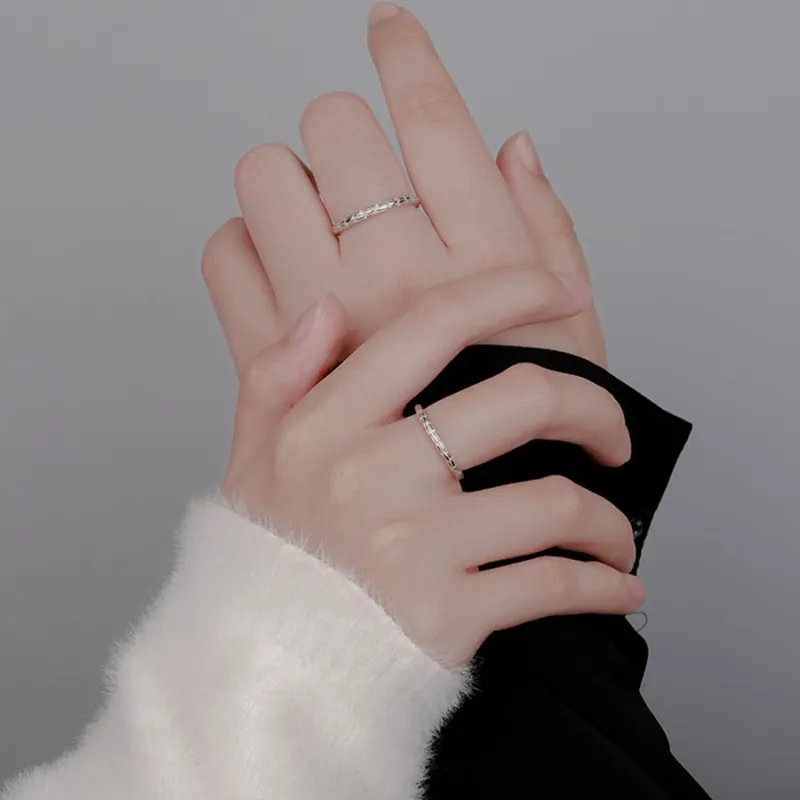 Master Kim Niche Ins Trendy Business Casual Adjustable Opening Ring Unisex-4
