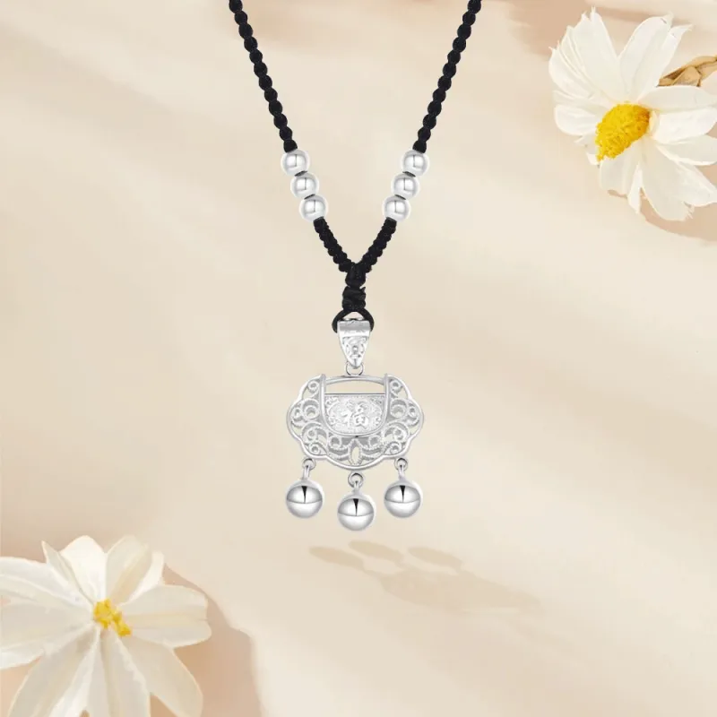 Master Kim Sterling Silver Necklaces Unisex-2
