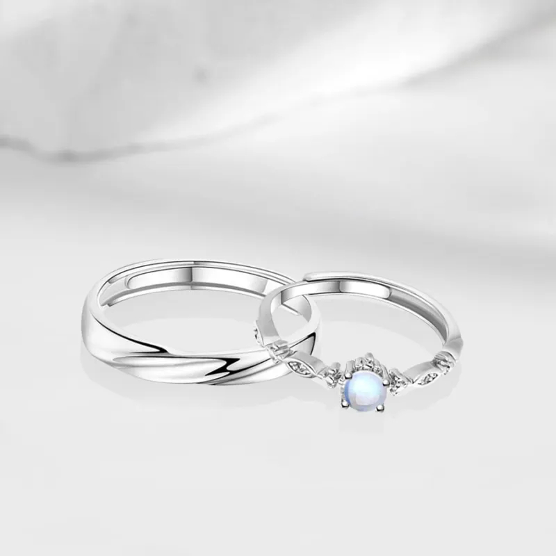 Master Kim Glass Cat Eye Adjustable Ring Unisex-4