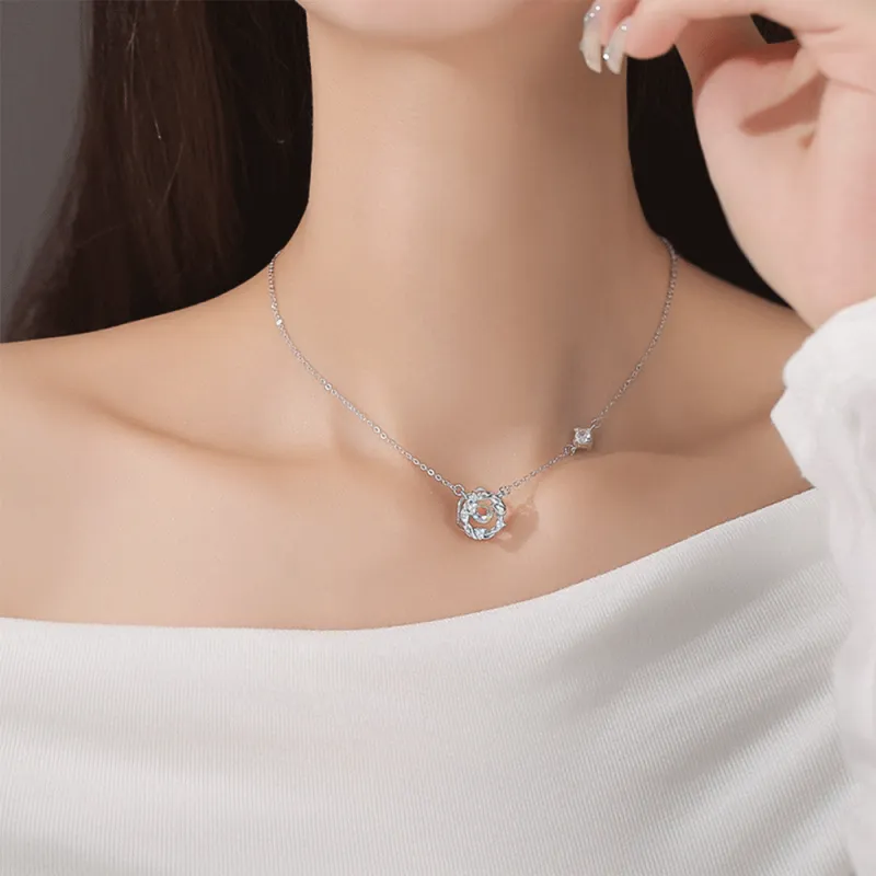 Master Kim Sterling Silver Necklaces Women's-4