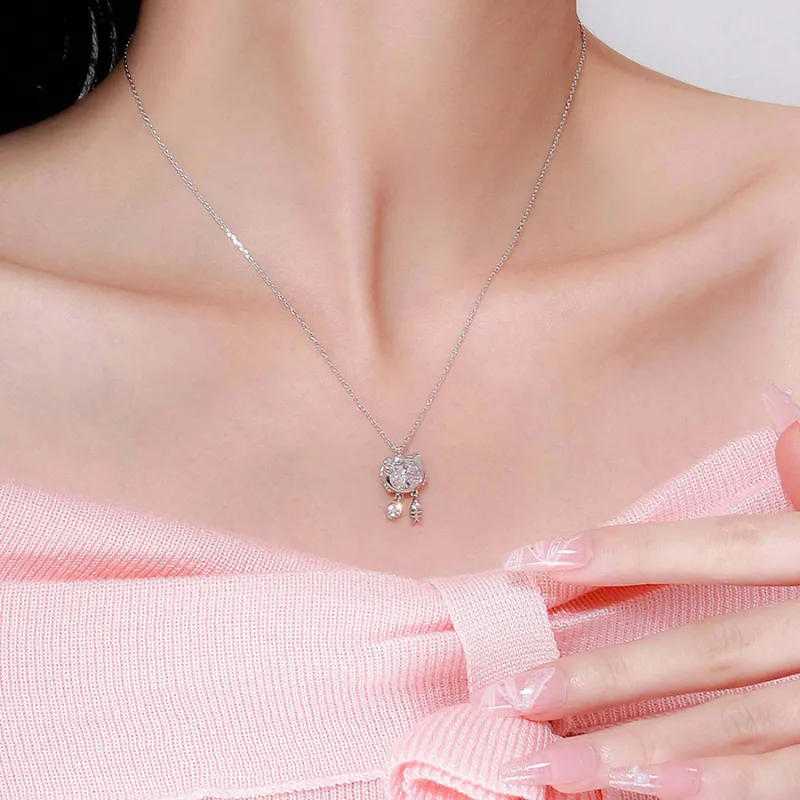 Master Kim Sterling Silver Necklaces Unisex-5