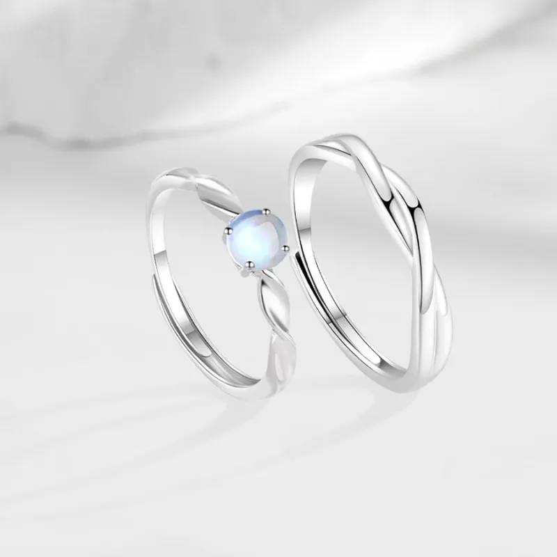 Master Kim Glass Cat Eye Rings Unisex-3