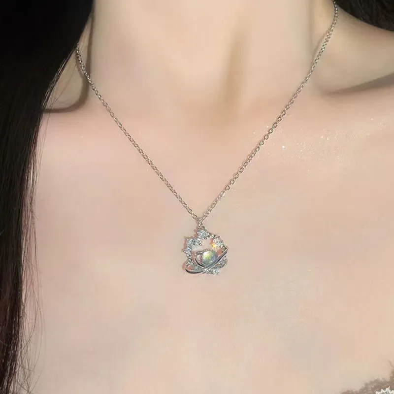 Master Kim Niche Luxury Design Premium Love Confession Anniversary Gift Necklaces Unisex-4