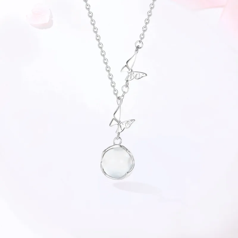 Master Kim Chalcedony Necklaces Unisex-2