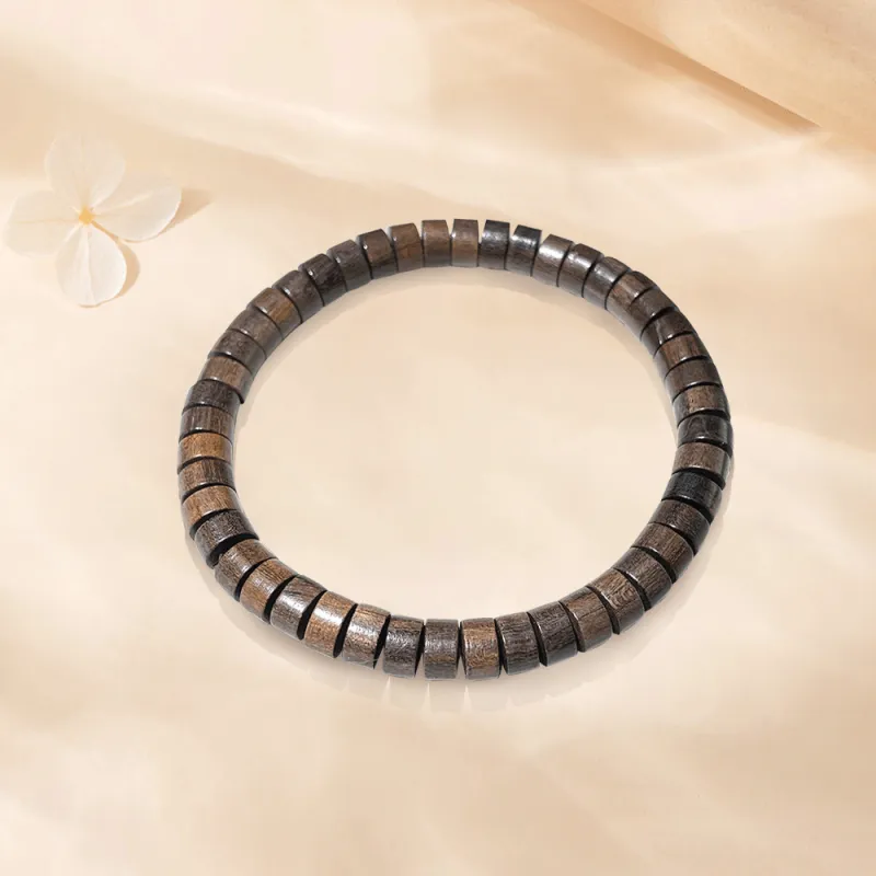 Master Kim Green Sandalwood Wooden Bracelets Unisex-3