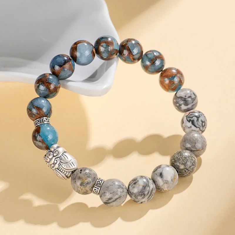 Master Kim Malachite Bracelets Unisex-5