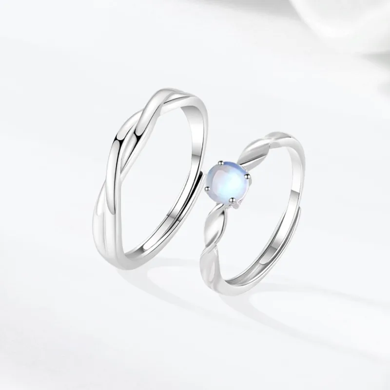 Master Kim Glass Cat Eye Rings Unisex-2
