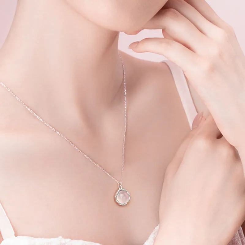 Master Kim Chalcedony Jade Necklaces Women's-5