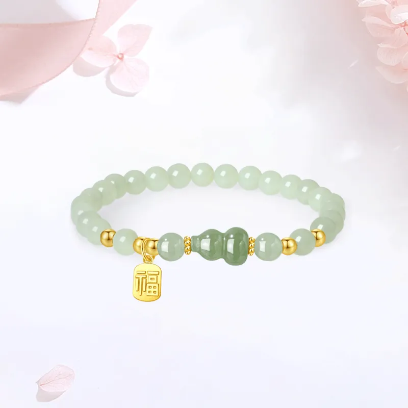 Master Kim Bracelets Pale Greenish White Jade Women's-4
