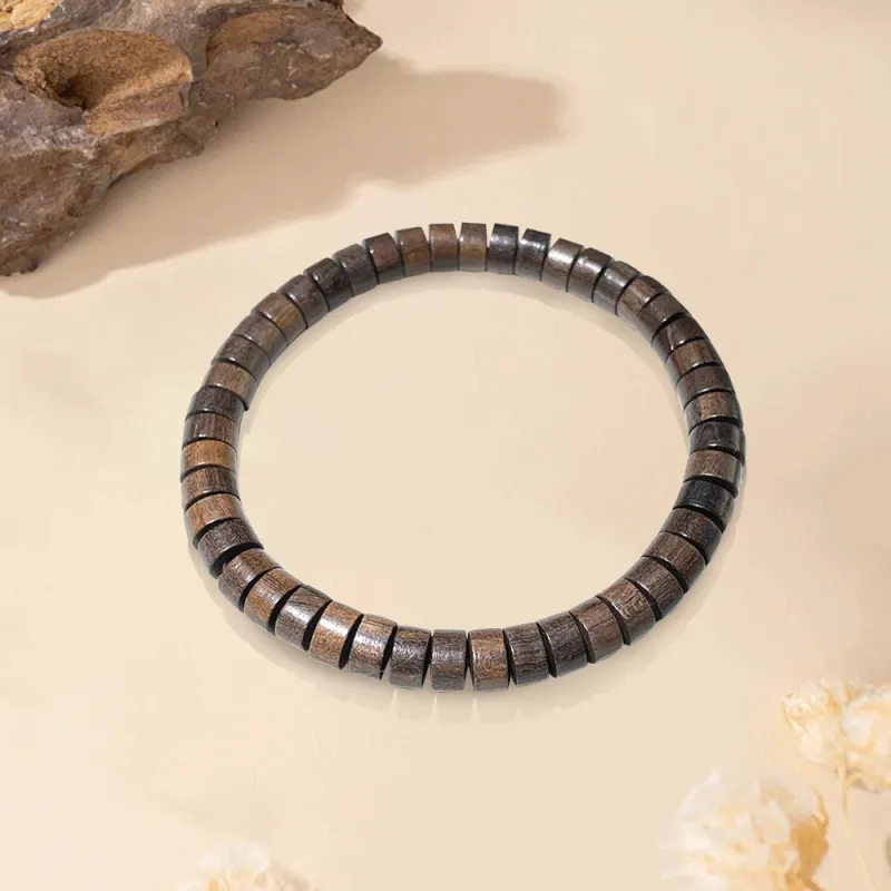 Master Kim Green Sandalwood Wooden Bracelets Unisex-2