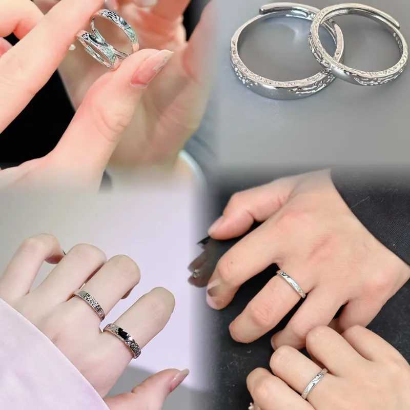 Master Kim Niche Premium Minimalist Style Design With A Cool Aesthetic Adjustable Opening Ring Unisex-4