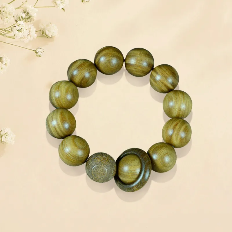 Master Kim Sandalwood Wooden Bracelets Unisex-1
