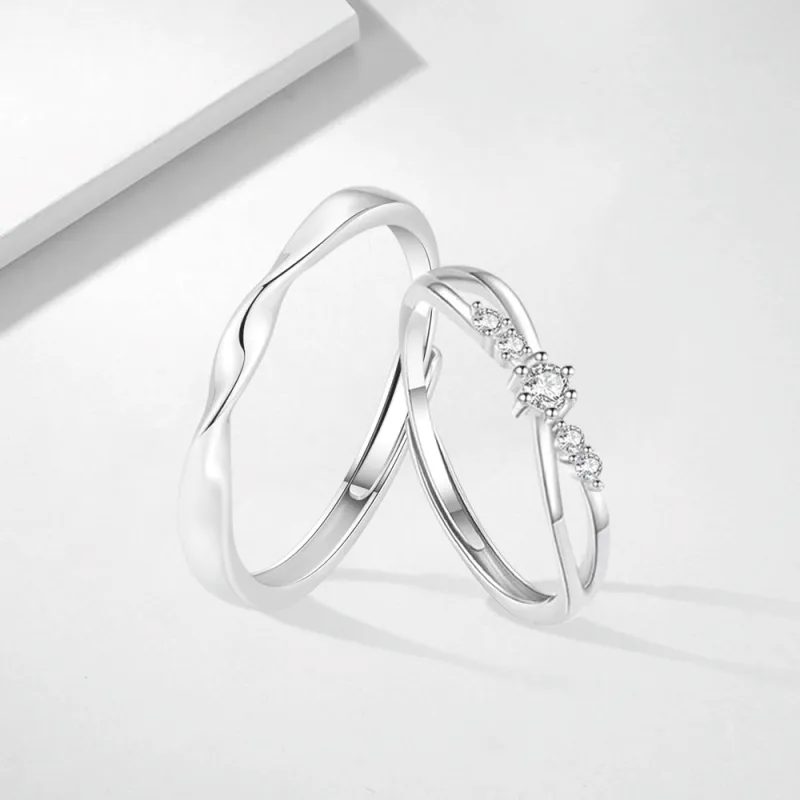 Master Kim Niche Luxury Design Premium Feel Adjustable Opening Ring Unisex-2