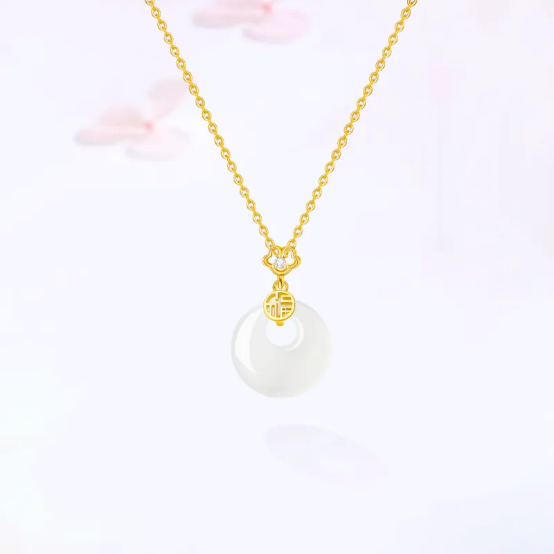 Master Kim White Jade Bodhi Necklaces Unisex-4
