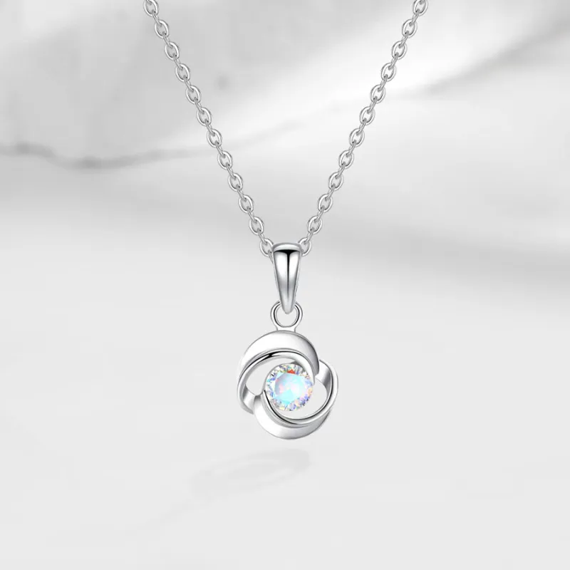 Master Kim Glass Cat Eye Necklaces Unisex-3
