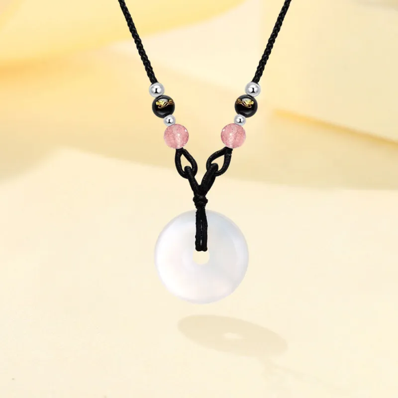 Master Kim Agate Necklaces Unisex-3