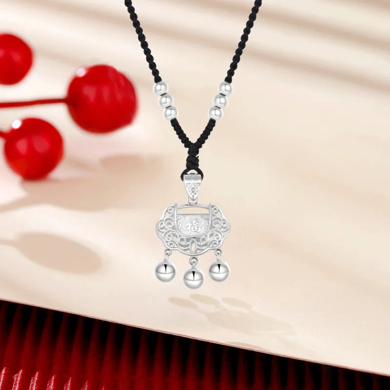 Master Kim Sterling Silver Necklaces Women's-1