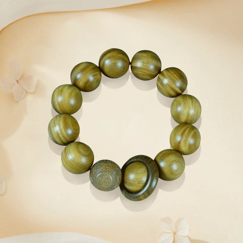 Master Kim Sandalwood Wooden Bracelets Unisex-4