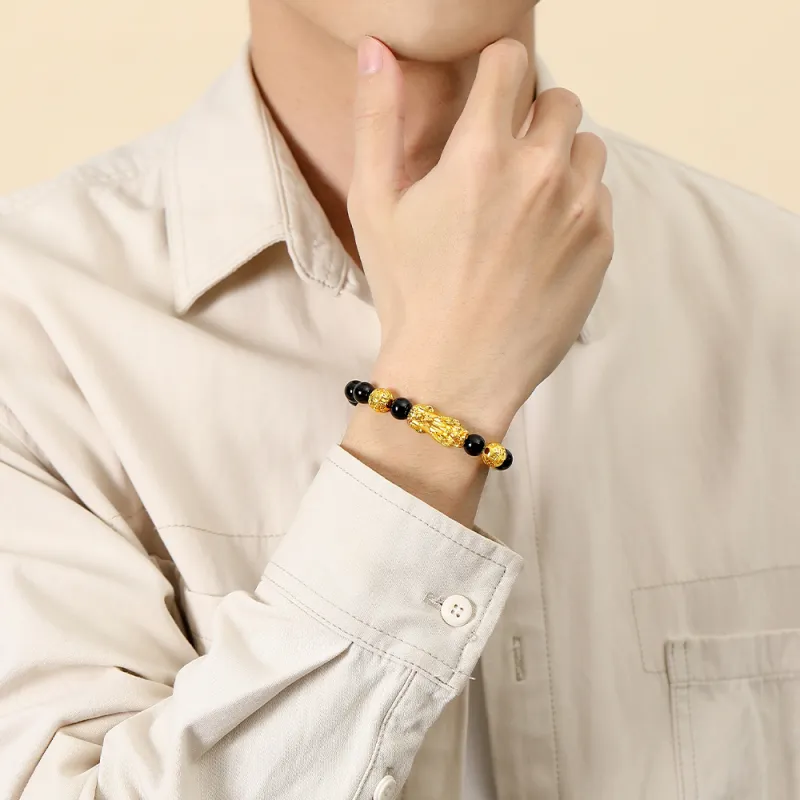 Master Kim Agate Bracelets Unisex-5