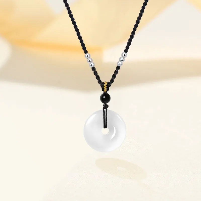 Master Kim Chalcedony Jade Necklaces Unisex-3