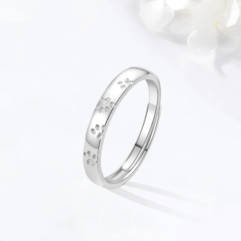 Master Kim Sterling Silver Adjustable Opening Ring Unisex-4