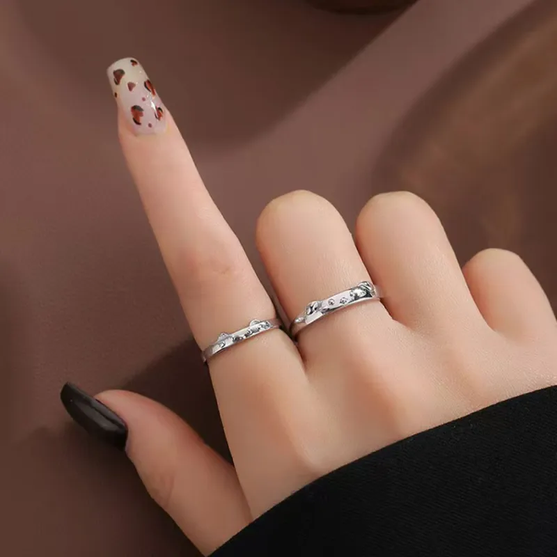 Master Kim Sterling Silver Adjustable Opening Ring Unisex-4