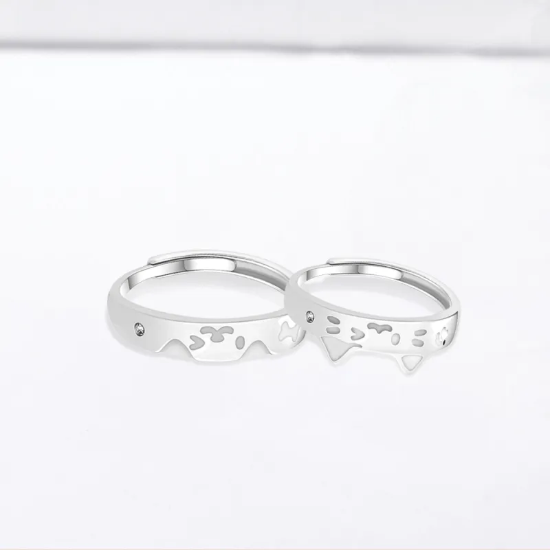 Master Kim Niche Luxury Adjustable Opening Rings Unisex-5