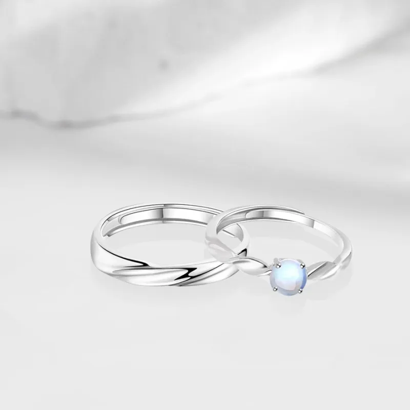 Master Kim Glass Cat Eye Open Ended Ring Unisex-4