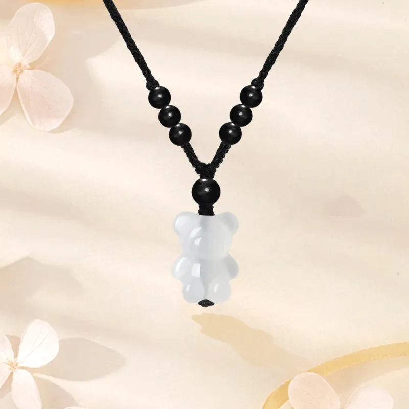 Master Kim Ebony Jade Necklaces Unisex-3