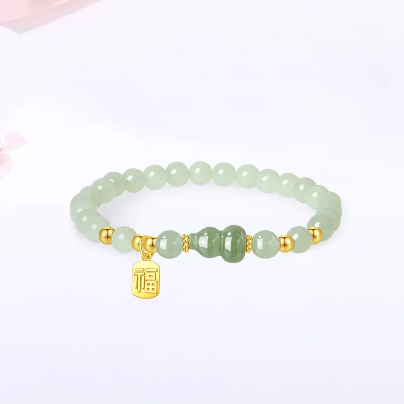 Master Kim Bracelets Pale Greenish White Jade Women's-3