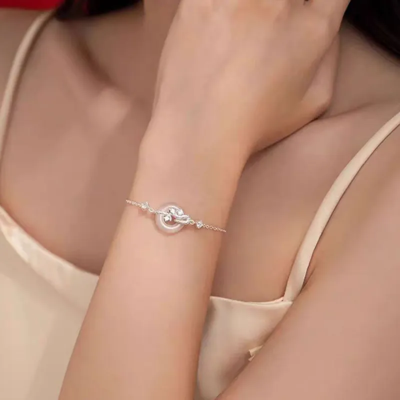 Master Kim Chalcedony Girlfriend's Mom Bracelet Women's-4