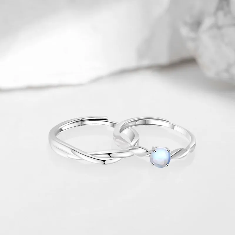 Master Kim Glass Cat Eye Rings Unisex-4