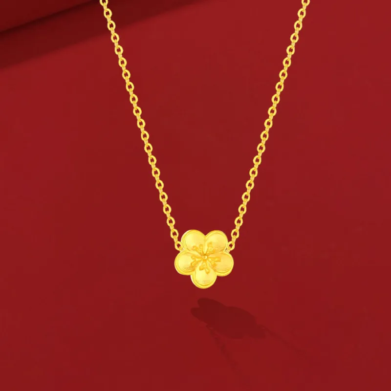 Master Kim Solid Gold Necklaces Women's-3