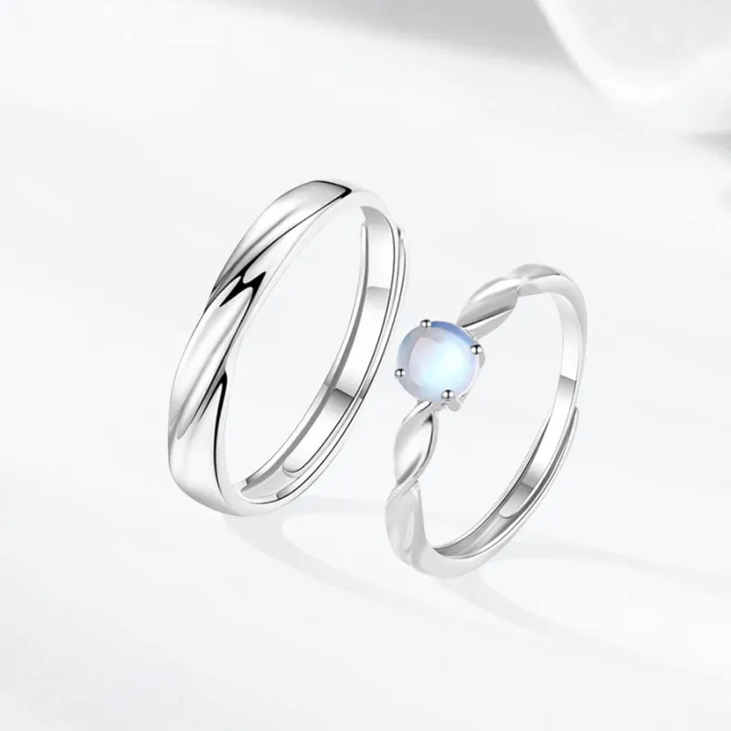 Master Kim Glass Cat Eye Open Ended Ring Unisex-2