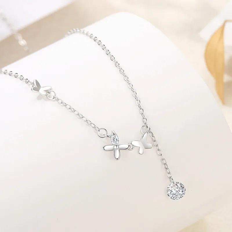 Master Kim Sterling Silver Necklaces Women's-2