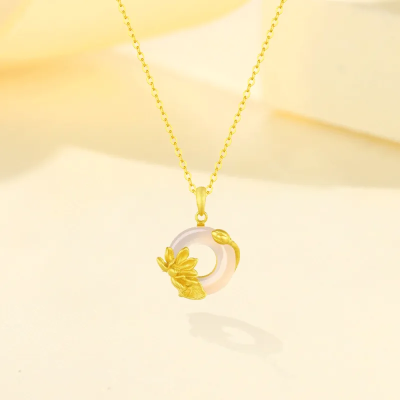 Master Kim Chalcedony Necklaces Unisex-2